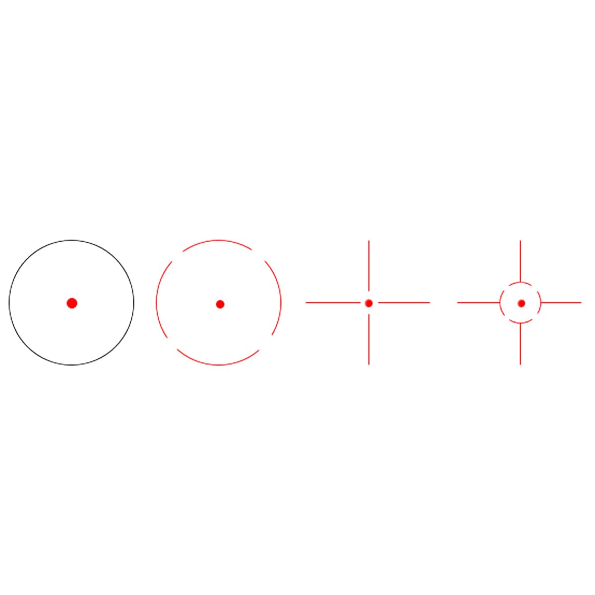 VictOptics Z3 1x22x33 Red Dot Sight Red Finish Parameter