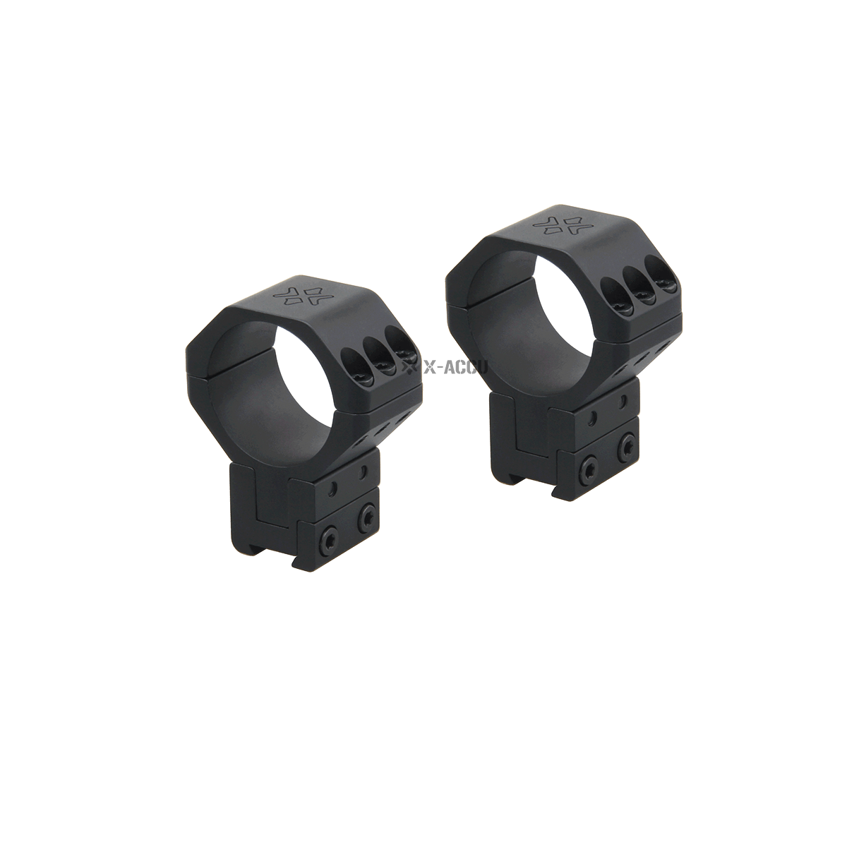 X-ACCU 34mm Adjustable Elevation Dovetail Rings