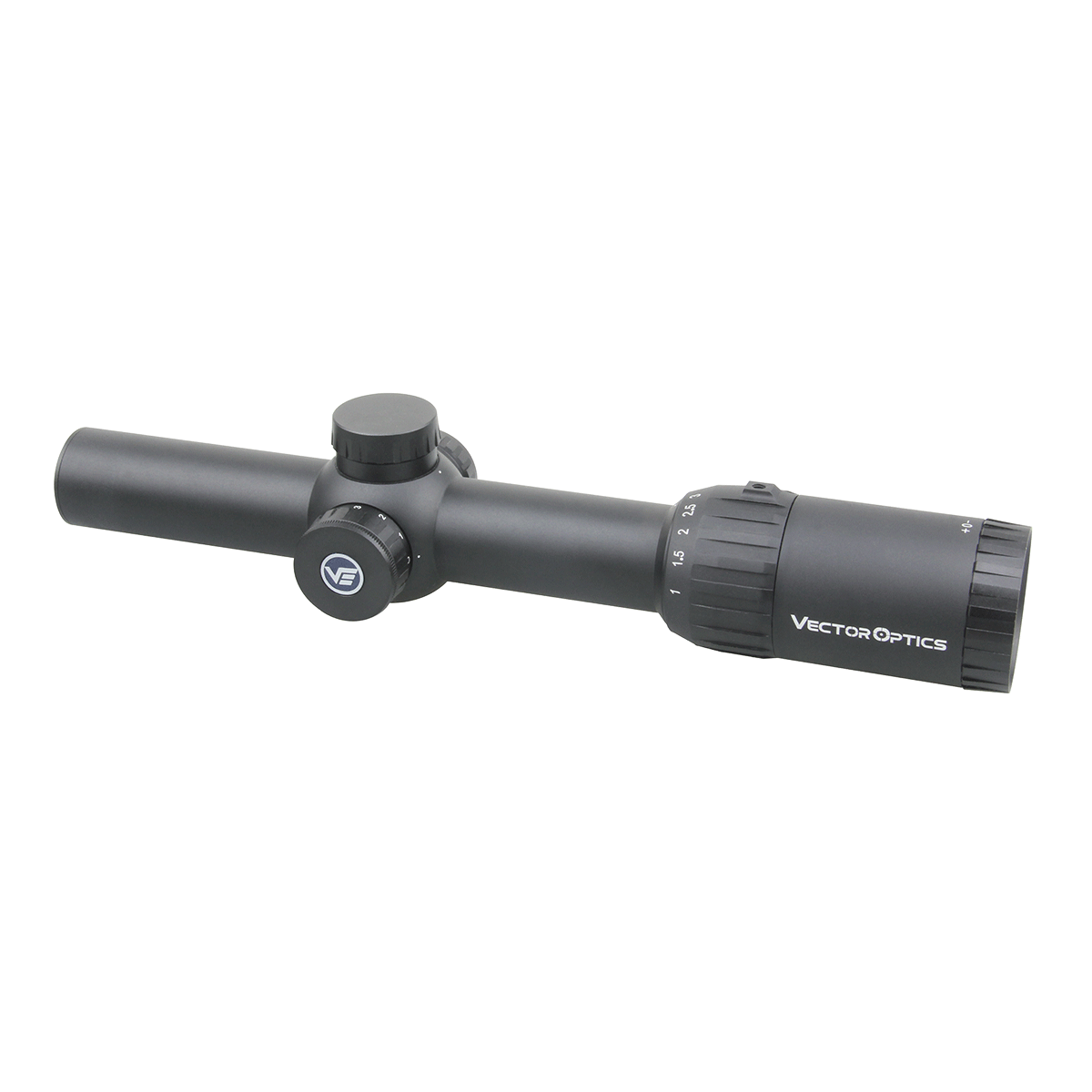 Constantine 1-10x24 Riflescope Fiber Dot Reticle 
