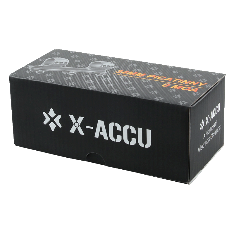 X-Accu 34mm Medium Profile One Piece Picatinny Mount
