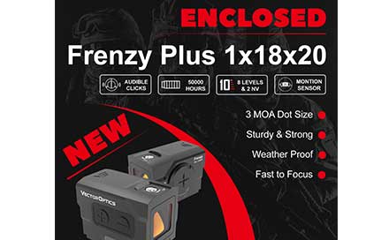 【Weekly】New arrival. Frenzy Plus 1x18x20 Enclosed Reflex Sight