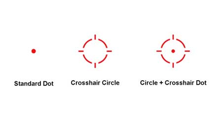 How to choose among different patterns of dot reticles?