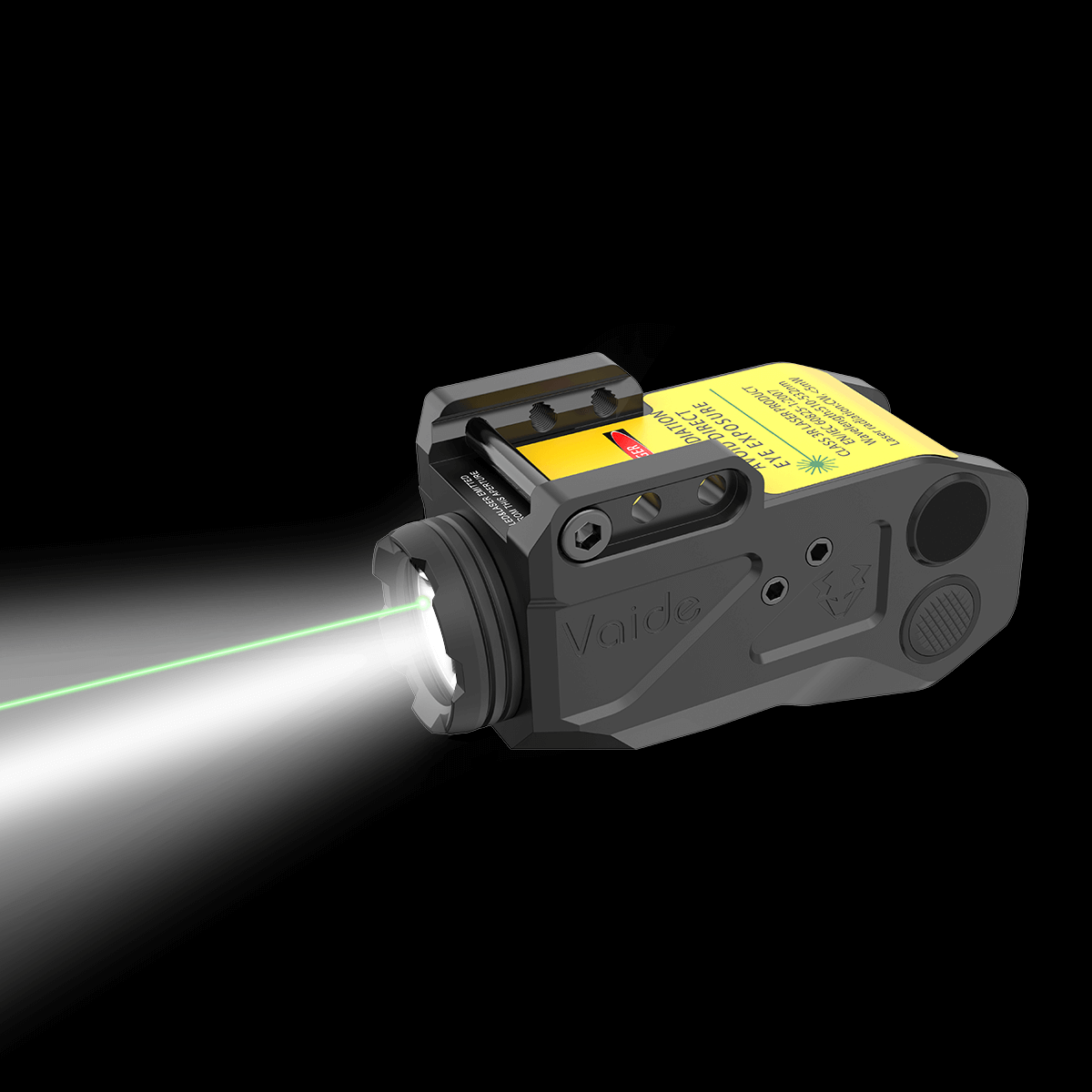 Vaide Scrapper Green Laser Flashlight Combo