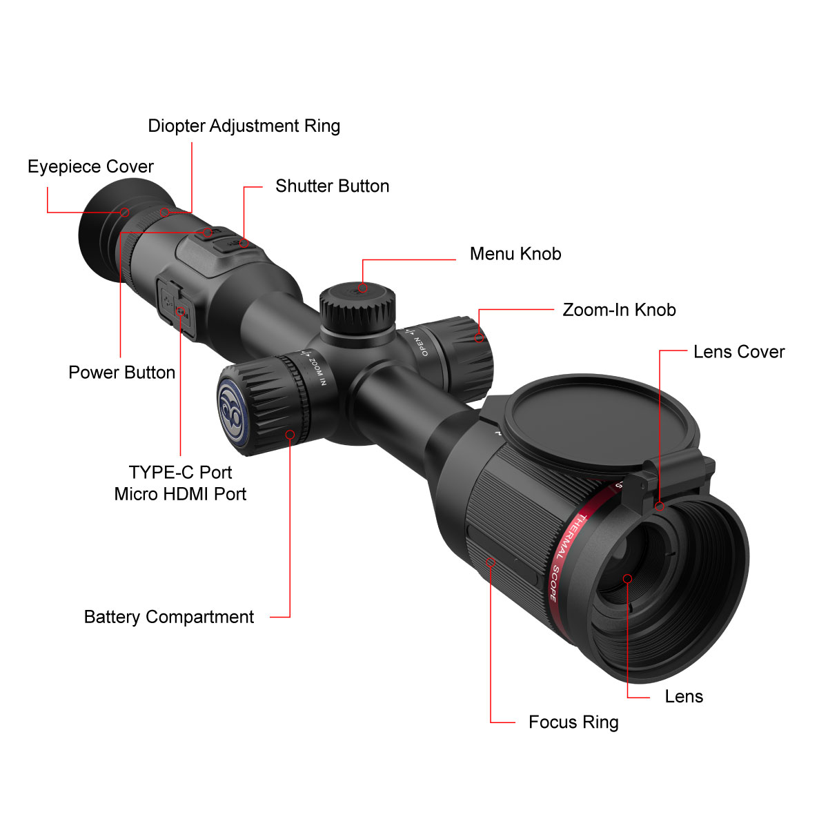 VEOT-RS04 RSMX20 Riflescope Diagram 4