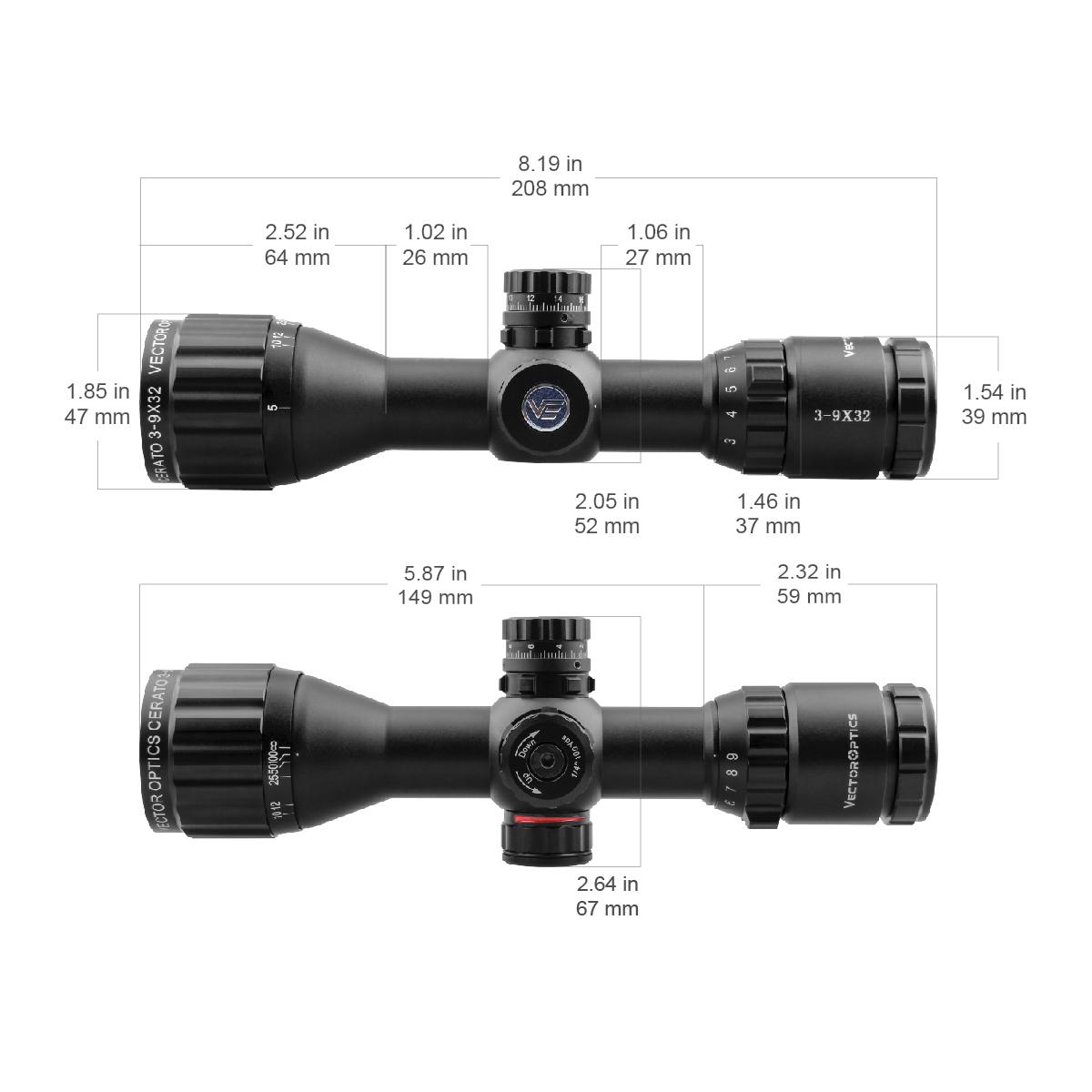 ベクターオプティクス ライフルスコープ Cerato 3 Vector Optics SCOC