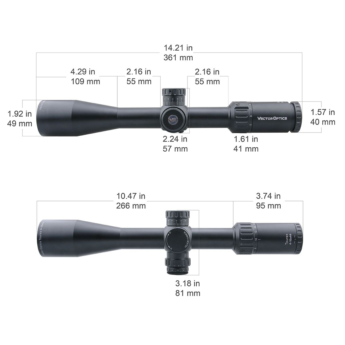 ベクターオプティクス ライフルスコープ Tourex 4 Vector Optics SCFF