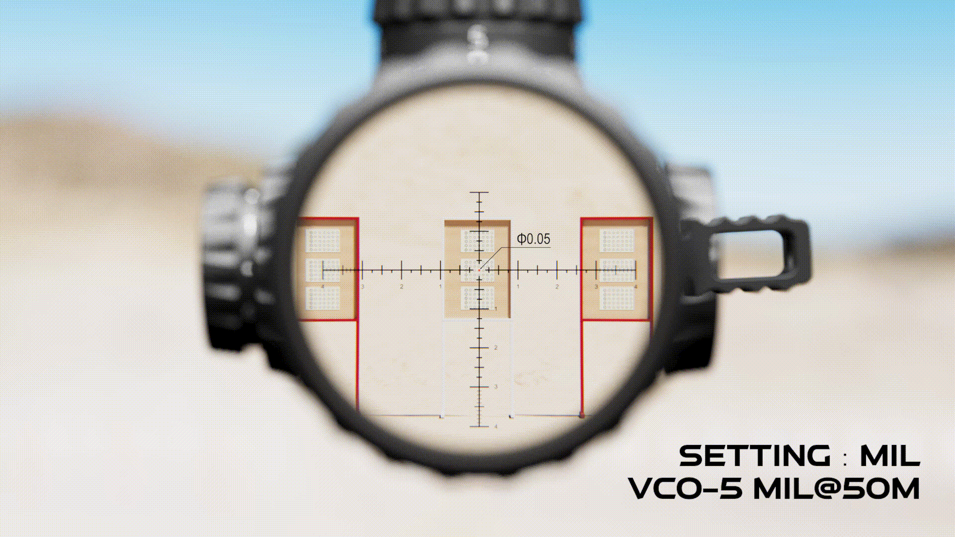 scol-69 Tauron 5-50x60 ED Rifle Scope Magnification Change.gif
