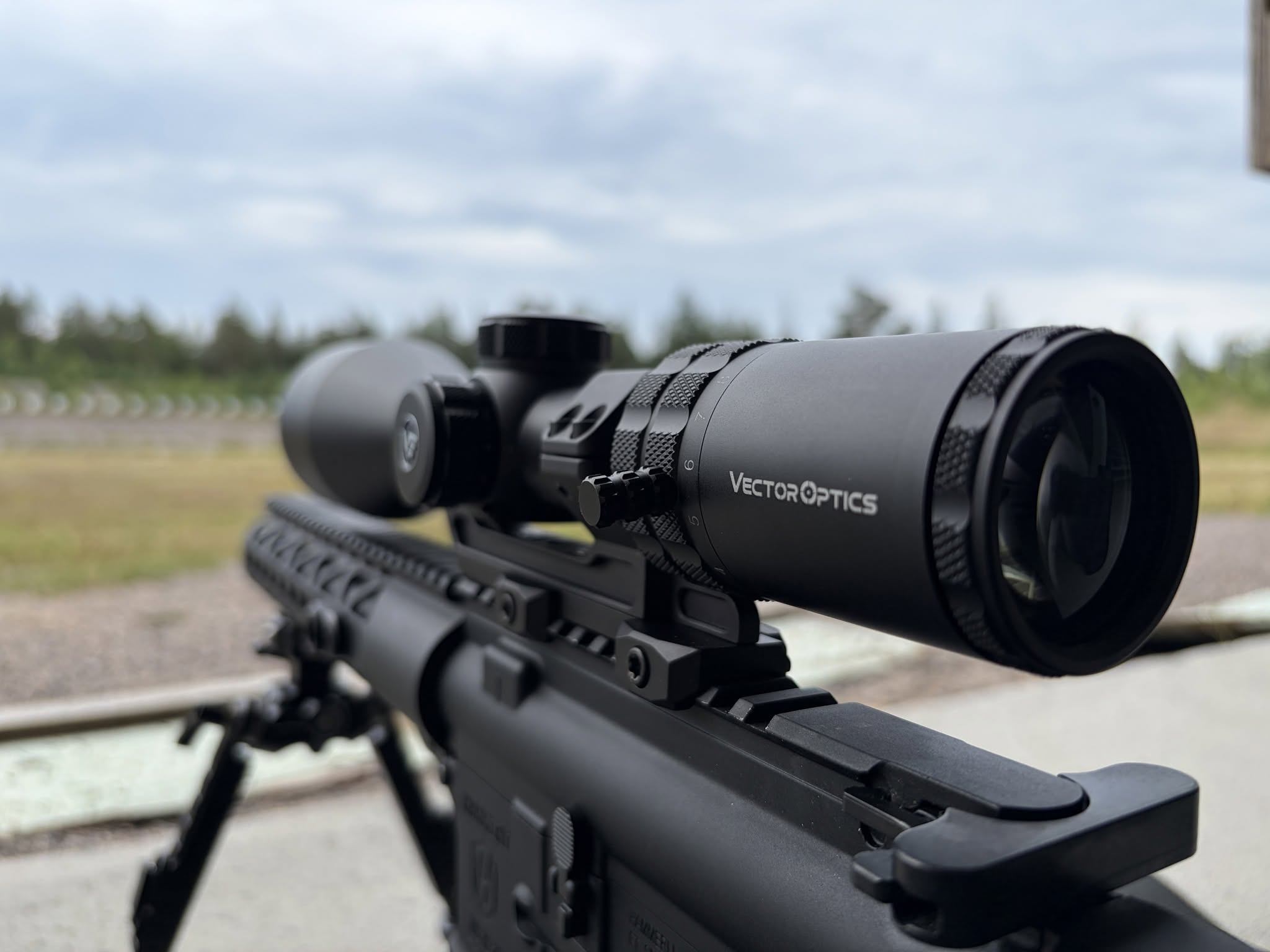 Vector Optics Grizzly 3-12x56i Fiber SFP Rifle Scope MPVO side profile