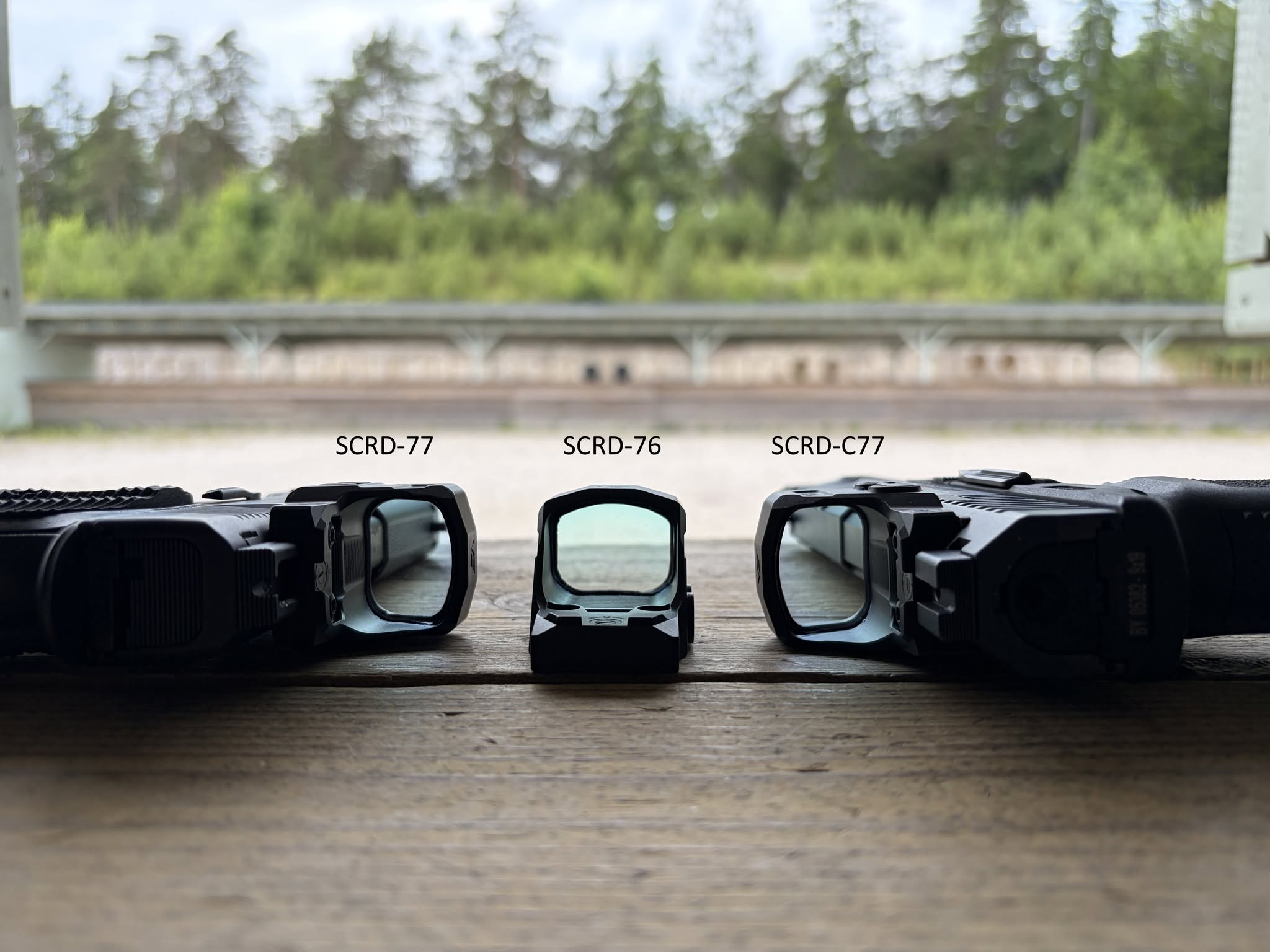SCRD-77, SCRD-76 and SCRD-C77 window size comparison