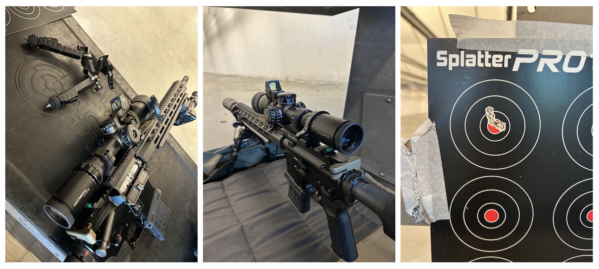 5-shot group at the range with the Continental x6 2-12x44 RAR MPVO Rifle Scope (SCFF-69)