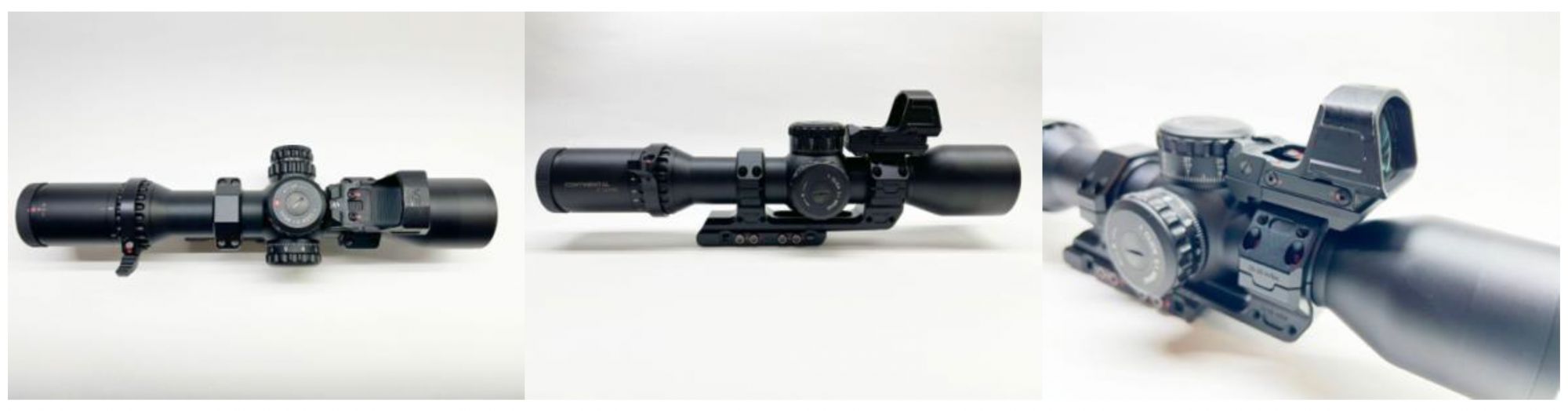 SCFF-69 mounted in the 34mm mount with a piggyback red dot for DMR work