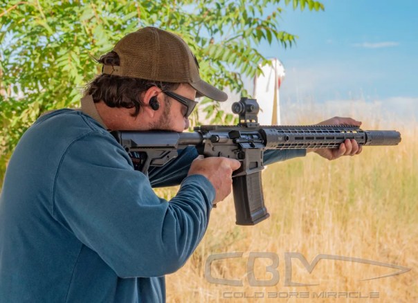 shooting the rifle with the Paragon Prism alone