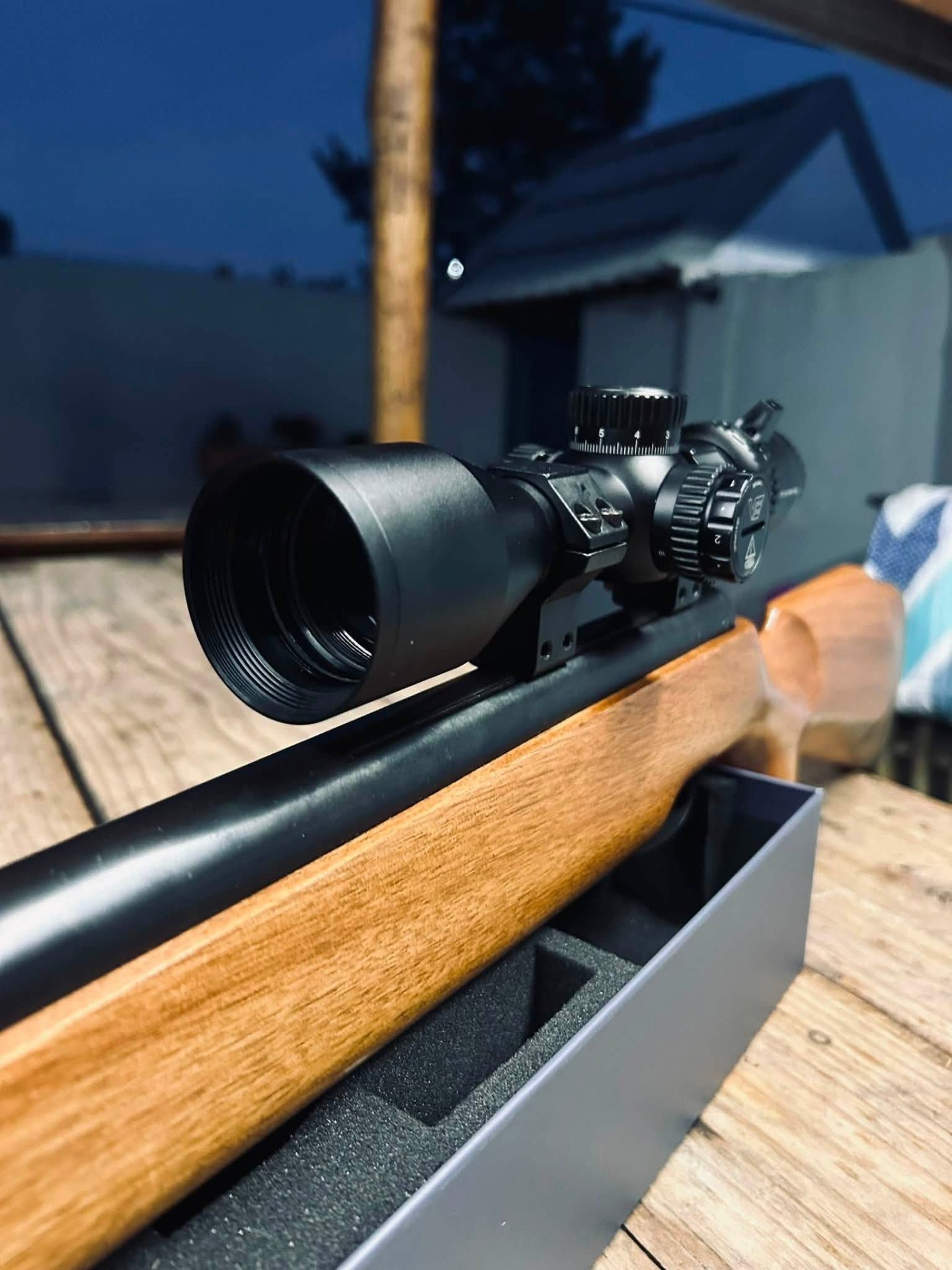 Veyron GenII 4-16x44 HD CTR FFP Rifle Scope mounted on a hunting rifle Veyron GenII 4-16x44 HD CTR FFP Rifle Scope mounted on a hunting rifle