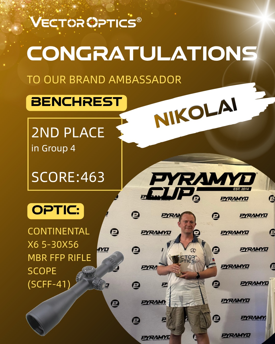 Nikolai Boldov at the Pyramyd AIR Cup 2026