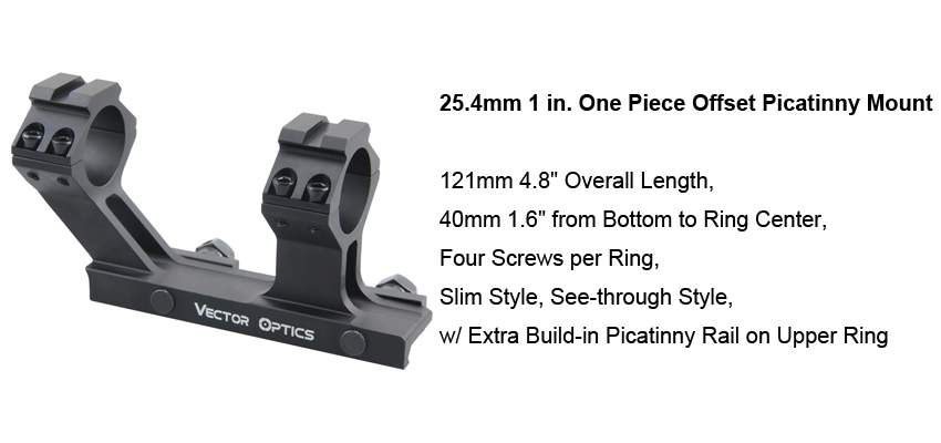 25.4mm 1 in. One Piece Offset Picatinny Mount Acom 1.jpg